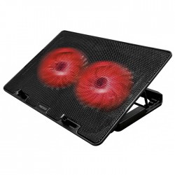 NOD EF5 NOTEBOOK COOLER WITH 2x125mm RED LED FANS